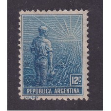 ARGENTINA 1911 GJ 318a ESTAMPILLA NUEVA MINT SIN FILIGRANA U$ 42